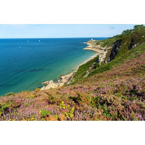 Tableau sur toile baie Fresnaye 45x65 cm - Impression sur Toile Murale Décorative - Image imprimée en HD sur Toile - Toile sur Châssis en Bois FSC - Fabriqué en France (1/4)