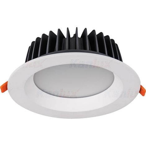 Spot encastré plafond blanc LED 40W Kanlux TIBERI IP44 (1/4)