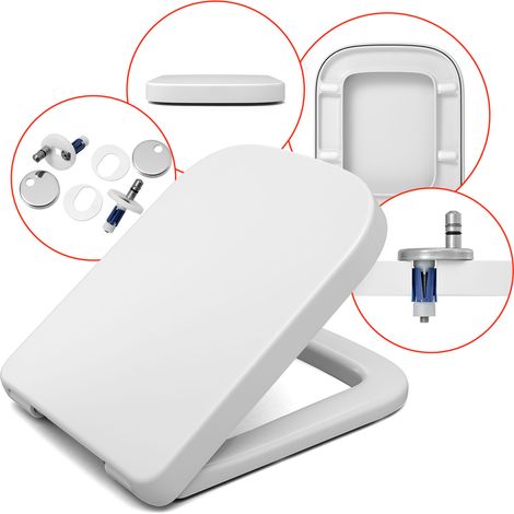 Abattant WC pour KOŁO LIFE – remplaçant, frein de chute, duroplast rigide