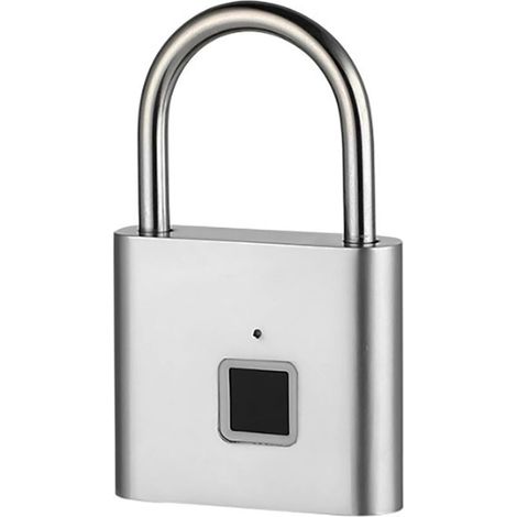 Cadenas à empreinte digitale, cadenas de casier, cadenas biométrique sans clé pour extérieur, stockage, salle de sport, argent (1/5)
