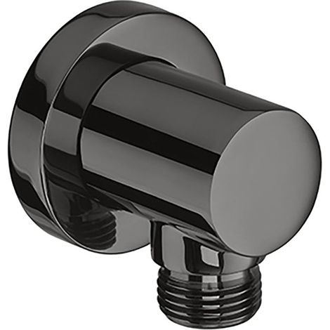 ROCA A5B1450CN0 AQUA Toma de Agua de 1/2" para Flexible de Ducha Negro Titanio - ref: A5B1450CN0