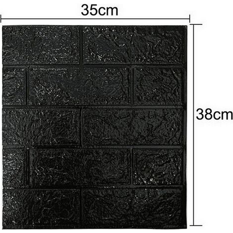 60 panneaux muraux 3D aspect pierre, autocollants muraux imitation brique 60 panneaux muraux 6D aspect pierre, autocollants muraux imitation brique. (1/5)