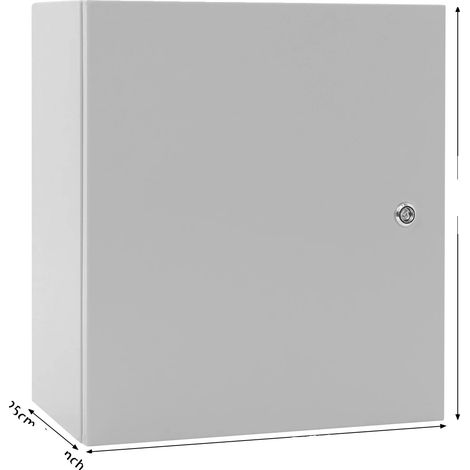 Caja de conexiones eléctricas, con clasificación IP65, para montaje en pared, 45x50x25cm (1/2)