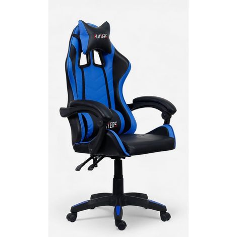 Ergonomischer Gaming-Stuhl verstellbar Vortex - Blau