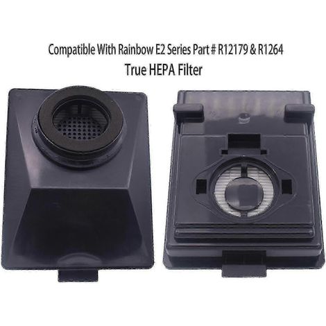 Filtre HEPA de rechange pour aspirateur Rainbow série E2, compatible avec les modèles R12179 et R1264, pièce d'origine Rexair, édition 0620 (1/4)