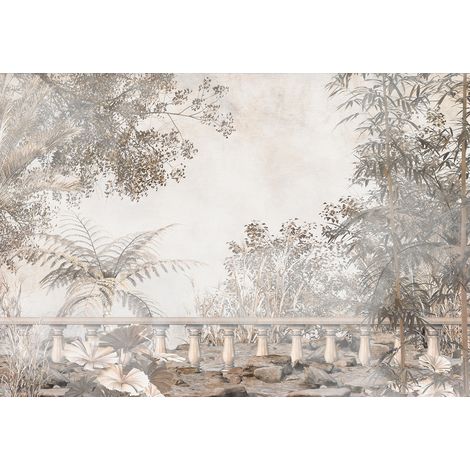 Papier peint panoramique - Plantes Tropicales - 130 cm x 90 cm (1/2)