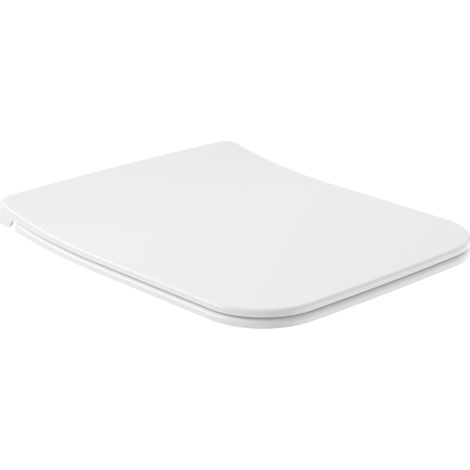 Venticello, Copriwater Linea SlimSeat, con cerniere QuickRelease e SoftClosing, cerniere in acciaio inox, In Duroplast Bianco (1/4)