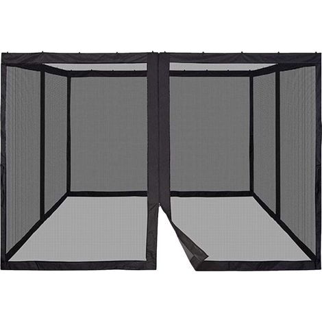 1 zanzariera, 4 cerniere, anelli di plastica, divisori, tenda da giardino UP Canopy (1/5)