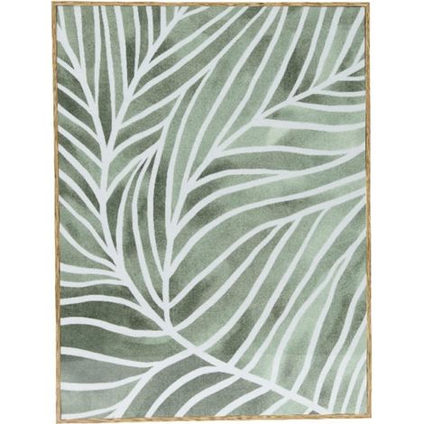 Quadro su tela in tonalità di verde, MDF 30x40 cm (1/2)