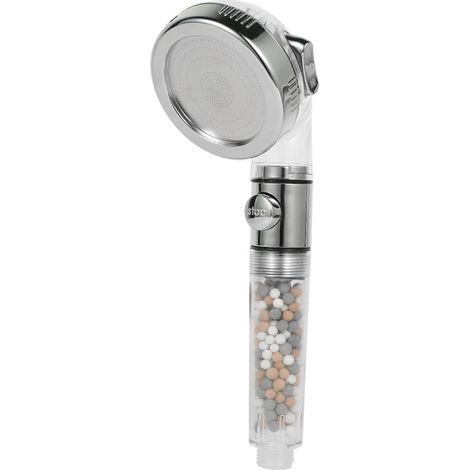 Pommeau de douche 3 en 1, pommeau de douche économique avec filtre ionique et filtre anticalcaire - Pommeau de douche RWPouteau