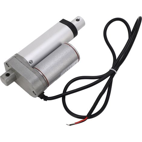 Actionneur linéaire électrique en alliage d'aluminium, course de 50 mm, pour lit et canapé, force de 750 N, blanc, 12 V CC, avec télécommande. (1/5)
