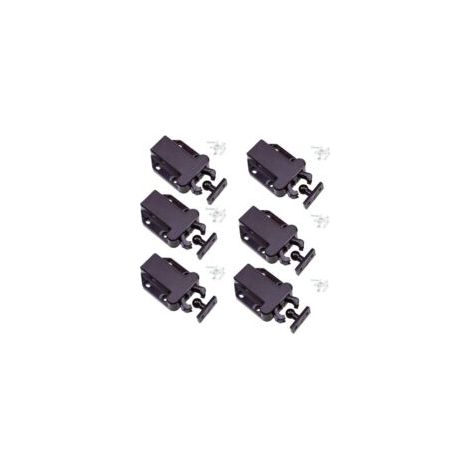 Set mit 6 berührungsempfindlichen Schrankriegeln – nichtmagnetische Schubladenriegel - Crezuo (1/4)