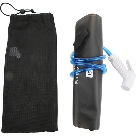Sac de douche extérieur 5L en TPU de qualité alimentaire, sac de rangement d'eau portable pour le camping, la randonnée et la natation-AquaForge (1/5)