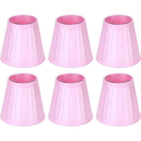Ensemble de 6 abat-jour suspendus modernes et simples en tissu pour applique murale et décoration intérieure (1/4)
