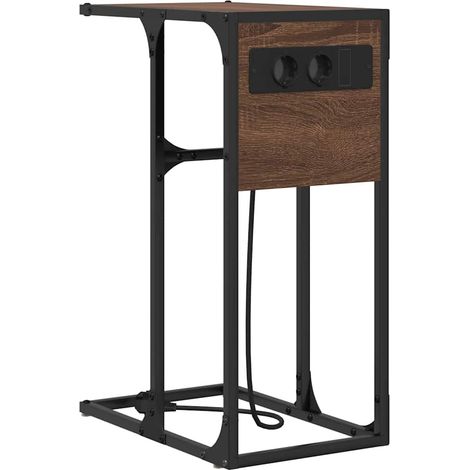 Maison Exclusive - Armadio da Notte Rovere Marrone 41,5 x 26 x 60,5 cm