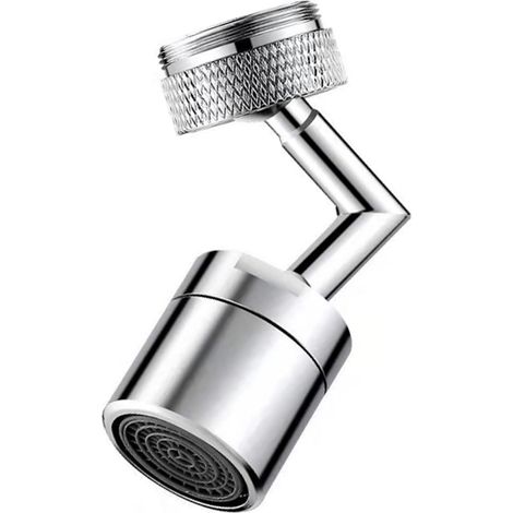 Rallonge de robinet pivotante, embout métallique rotatif universel, accessoire de robinet durable pour la cuisine et la maison, monomode (1/5)