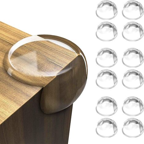 Lot de 12 protections d'angle de table pour la sécurité des bébés et des enfants (1/5)