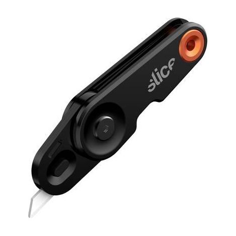 Slice Coltello pieghevole 10495 nero e arancione ergonomico