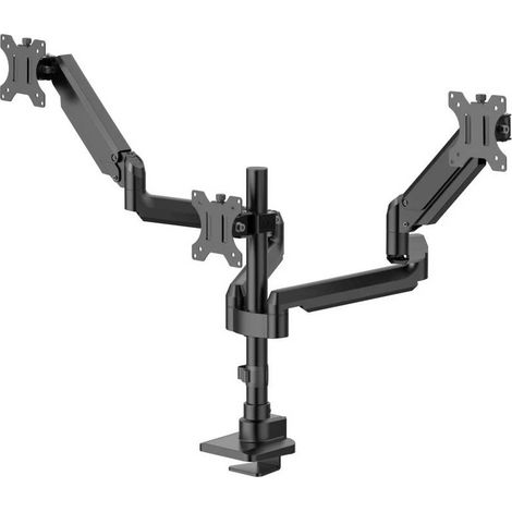 Hama Supporto da tavolo per monitor 1 81,3 cm (32) Nero Rotante, Girevole, Inclinabile, Regolabile in altezza (1/5)
