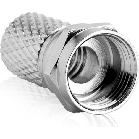 Cahors – Fiche F visser 0914287 – Connecteur F et IEC – Pour installation TV et satellite – Compatible avec câbles coaxiaux