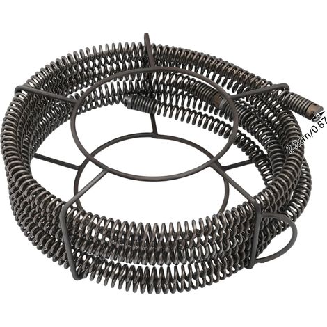 Muelle de limpieza de manguera, longitud flexible, alta eficiencia, gris (1/2)