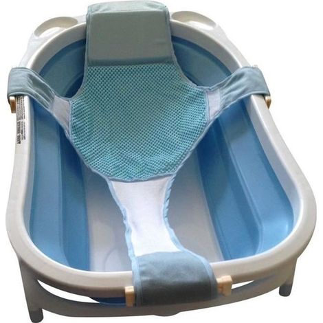 Support de baignoire pour bébé - VOCOCAL - Réglable - Bleu - Ergonomique (1/4)