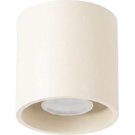 Plafonniers Orbis aluminium beige 1xGU10 10cm Sollux (1/5)