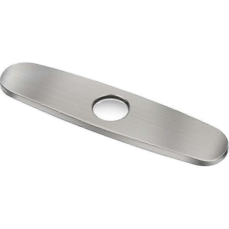 Plaque de recouvrement pour robinet de cuisine, 25 cm (10 pouces), cache-robinet. (1/5)