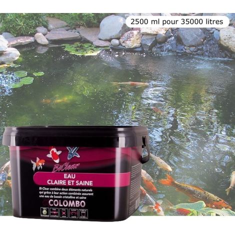 Produit Assurant La Clarté De L'eau Du Bassin De Jardin : 2500 ml (1/3)
