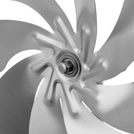 Moulin à vent en acier inoxydable 28 cm – Éolienne à roulement à billes – Rotation 360 ° avec girouette – Fabriqué en Allemagne