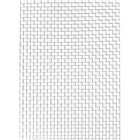 5 Mesh 8" x 6" Grillage Tissé, 304 Acier Inoxydable Écran Filtre À Air, Grillage À Fenêtre Tissage Simple pour Projets DIY Couverture Vents Filtration Clôture Animaux (1/5)