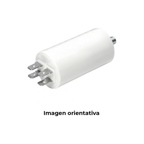 Condensador mka 50mf 5% 450v ø5x11cm con espiga m8 y faston doble konek