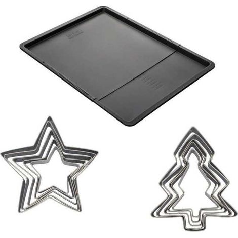 Zenker Ausziehbares Backset Schwarz Edelstahl (1/3)