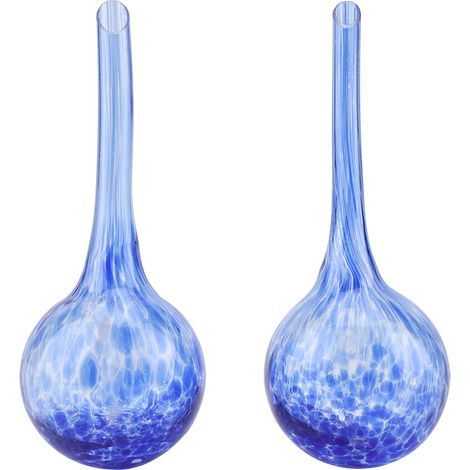 Boule d'arrosage automatique Lot de 2 en verre soda-calcique design élégant pour plantes fleurs jardinage maison (1/5)
