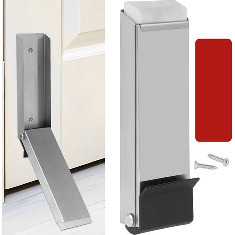 Arrêt-porte rabattable – Acier inoxydable – Kickdown – Maintien-porte – Anti-claquement – Porte intérieure et d'entrée (1/5)