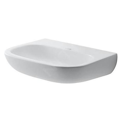 Duravit D-Code - Lave-mains 450x360 mm, sans trou, blanc alpin 07074500702