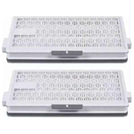 Lot de 2 filtres HEPA Airclean Plus 50 pour aspirateur Miele Complete C3 Powerline, S8340,Air Clean SF-HA 50 pour Complete C2 C3 Compact C1 C2-2,Lot de 2 pièces de rechange (1/5)