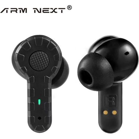 Noir - ARM NEXT Bouchons'oreille de tir électronique, Antibruit, Protection auditive, Cache oreilles pour la