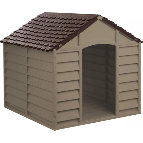 Cuccia Per Cani DOG KENNEL Taglia Grande Facile Da Montare cm.84,5x86x82h (1/10)