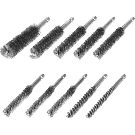 Brosse Metallique Acier Inoxydable Brosse à Trous Brosses Nettoyage (1/5)
