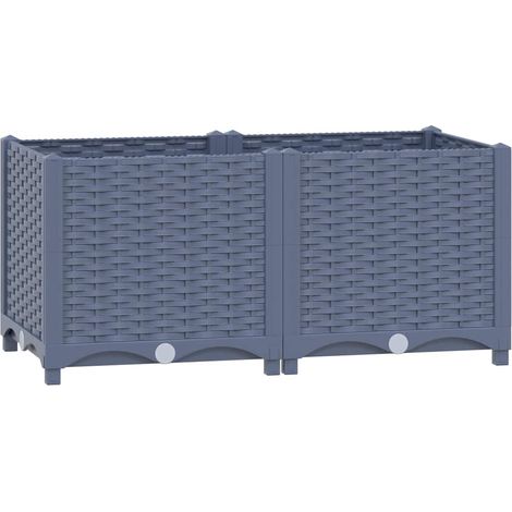 Maison Exclusive - Hochbeet 80x40x38 cm Polypropylen (1/5)