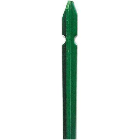 Paletto Palo per Recinzioni a T in Acciaio Plasticato Verde- Varie misure 1.25 mt