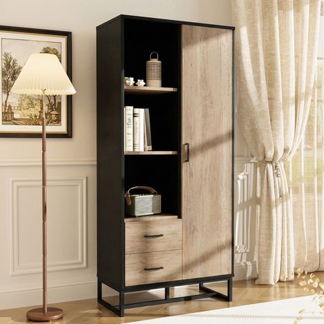 mobile contenitore 80x40x180 con cassetti stile moderno OKMYHOME (1/5)
