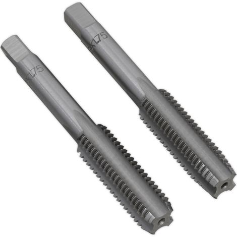 Sealey Tap Set 2pc (Taper & Plug) M12 x 1.75mm TSM12