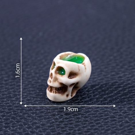 Halloween-Totenkopf-Pärchenfiguren, niedliche DIY-Dekorationen und Accessoires, Miniatur-Tischdekorationen mit Landschaftsmotiven