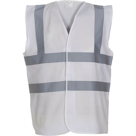 Gilet haute visibilité YOKO Blanc S