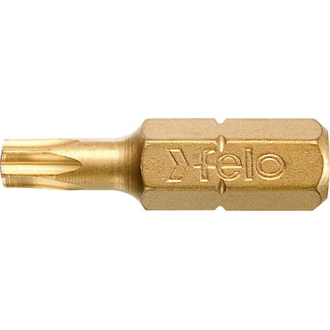 Punta Torx Felo t40 titanio 25 mm