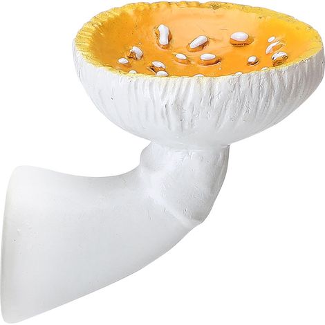 Pilzförmiger Wandhaken, Zubehörhalter, weißes Kunstharz, Tragkraft 4 kg. Modelle: 5 x 6 x 6 cm, 6 x 7 x 8 cm, 7,5 x 7,5 x 9 cm (1/5)