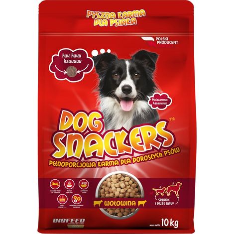 BIOFEED Croquettes pour chiens adultes moyens et grands au bœuf - 10 kg