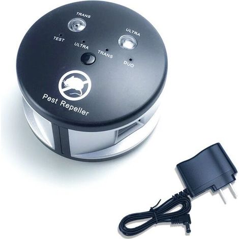 RHG Répulsif ultrason 360° anti rats, souris, rongeurs, cafards et insectes. Fréquences variables puissantes, une portée de 550 m2. Solution Écologique Efficace anti-nuisibles sans produits